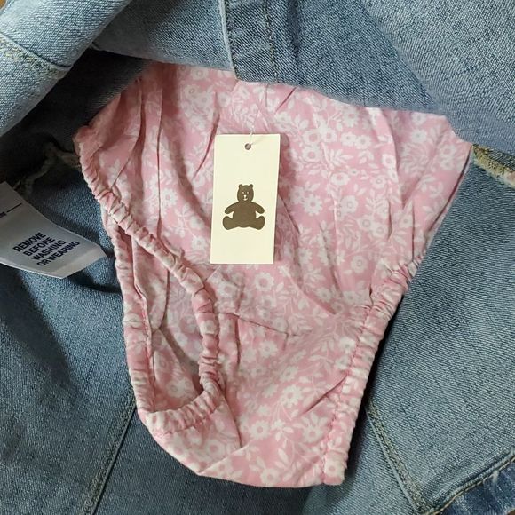 #15 Baby Gap girls denim (stretch) dress with matching underpants ***NEW*** - Picture 8 of 8